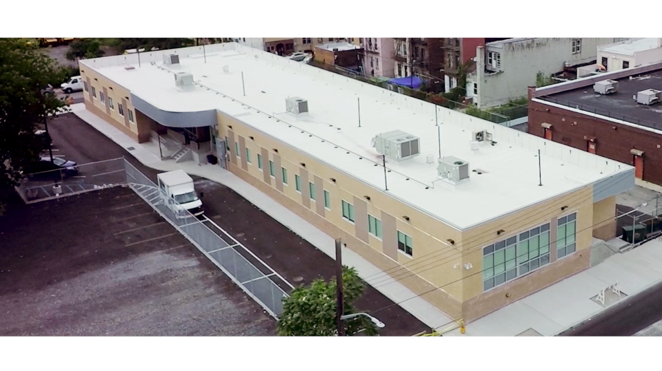 Coney Island Hospital aerial shot